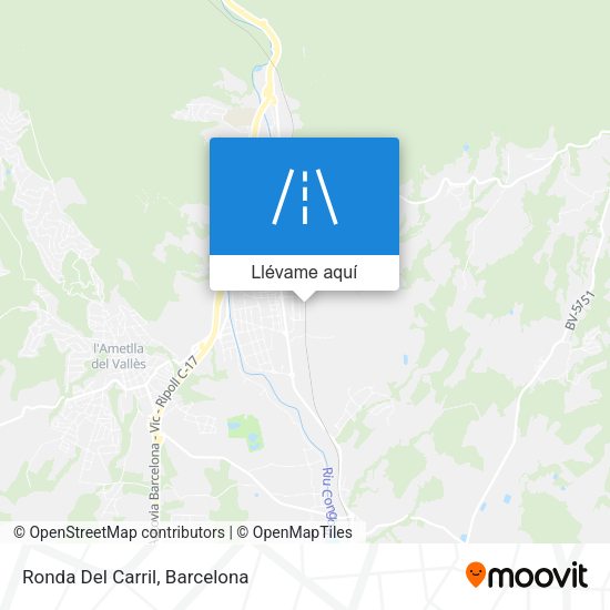 Mapa Ronda Del Carril