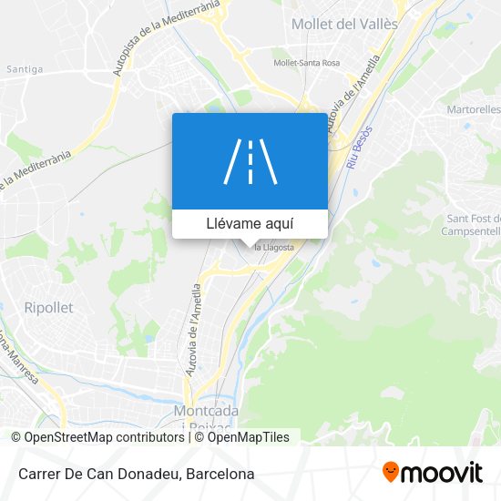Mapa Carrer De Can Donadeu