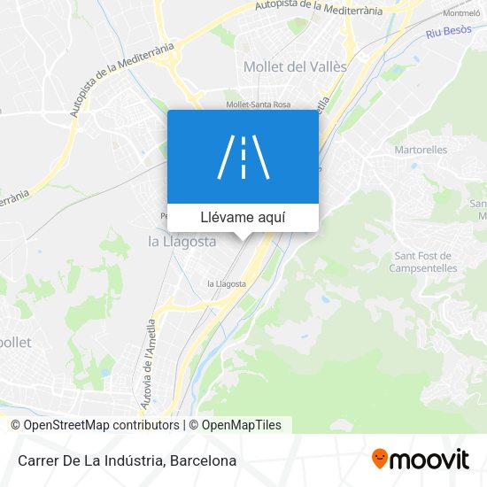 Mapa Carrer De La Indústria