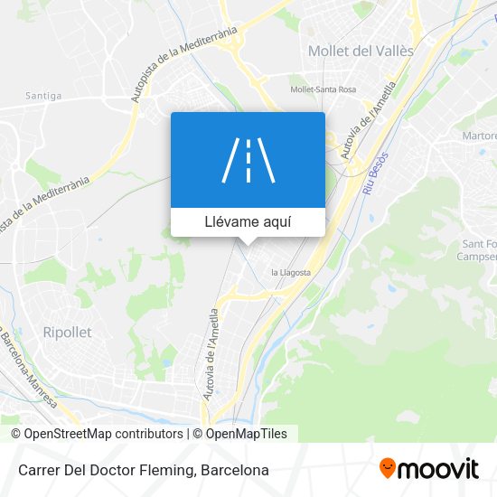Mapa Carrer Del Doctor Fleming