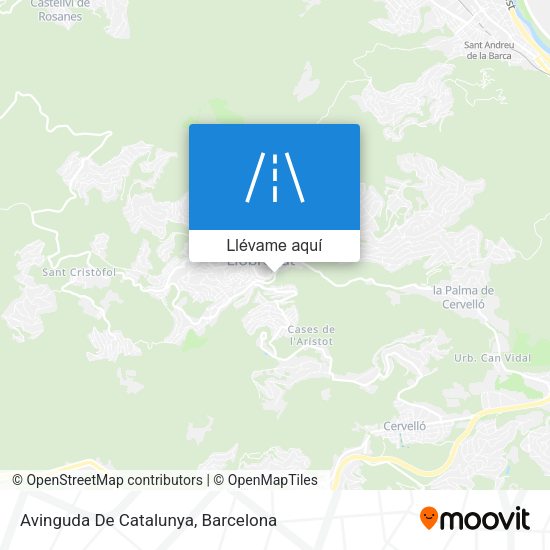 Mapa Avinguda De Catalunya