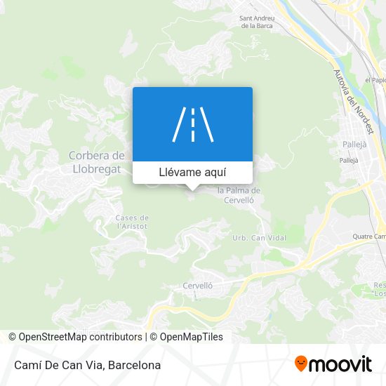 Mapa Camí De Can Via