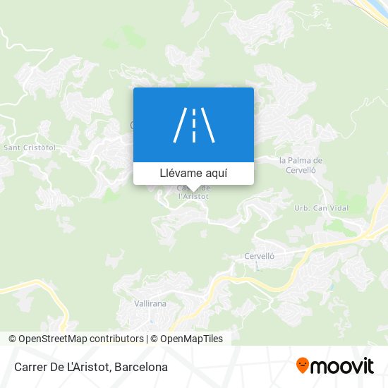 Mapa Carrer De L'Aristot