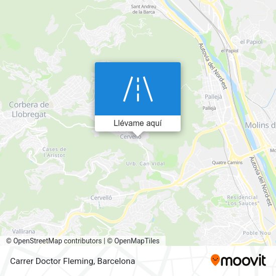 Mapa Carrer Doctor Fleming
