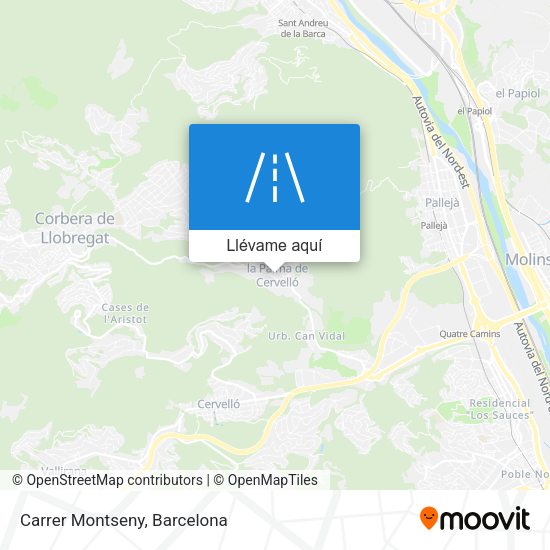 Mapa Carrer Montseny