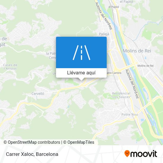 Mapa Carrer Xaloc