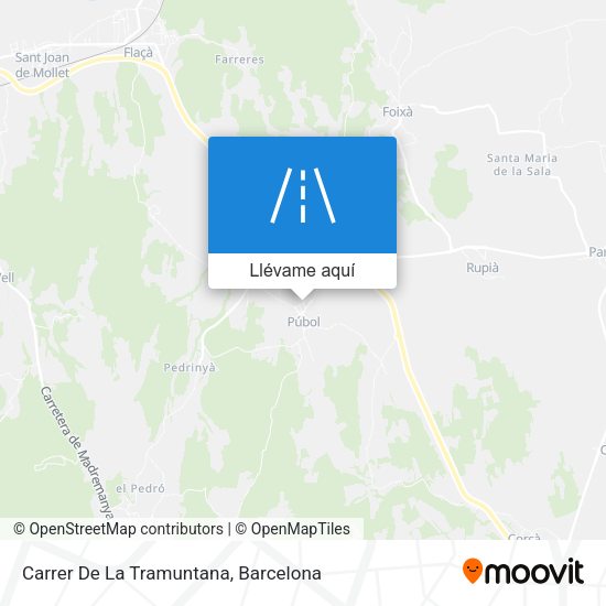 Mapa Carrer De La Tramuntana