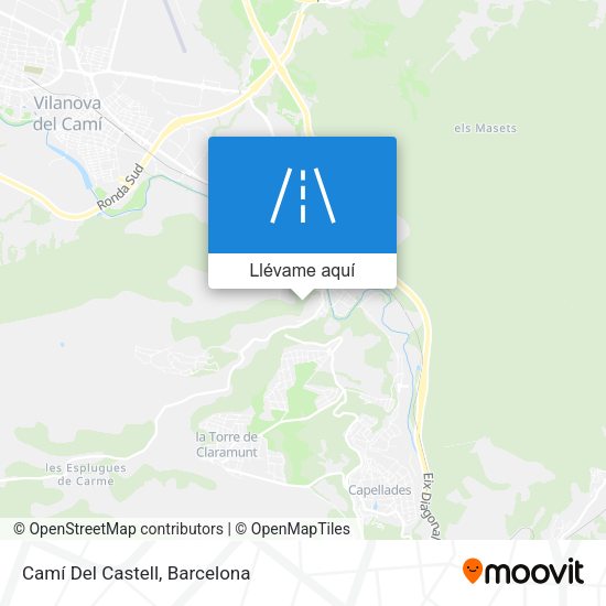 Mapa Camí Del Castell