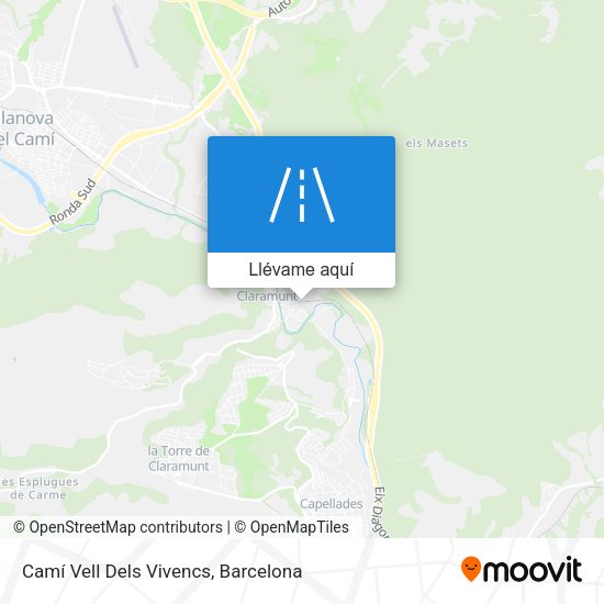 Mapa Camí Vell Dels Vivencs