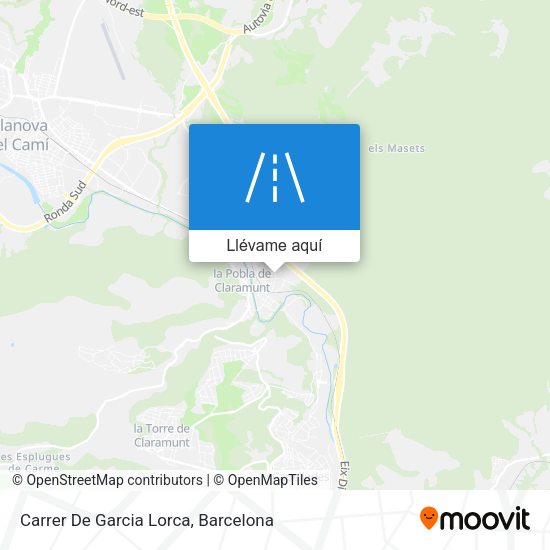 Mapa Carrer De Garcia Lorca
