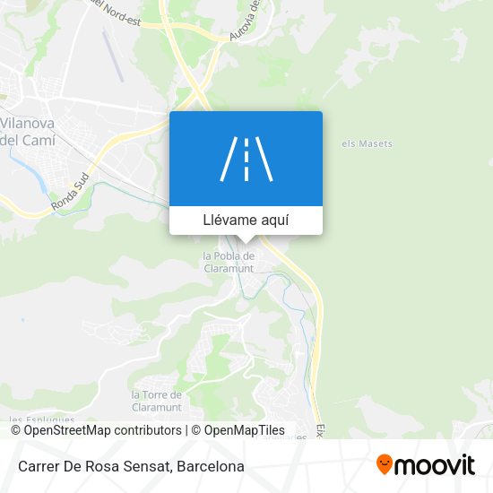 Mapa Carrer De Rosa Sensat