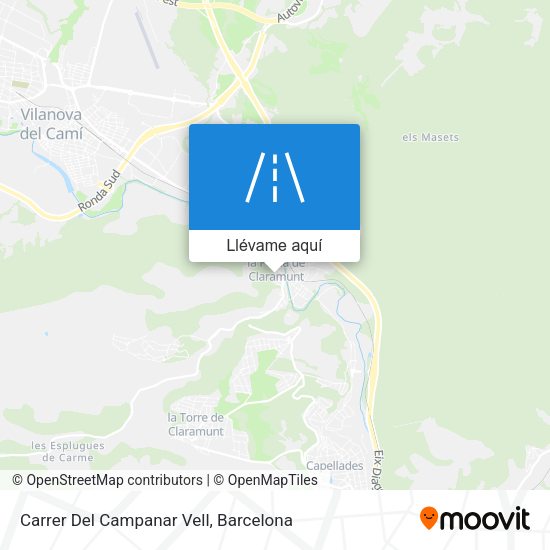 Mapa Carrer Del Campanar Vell