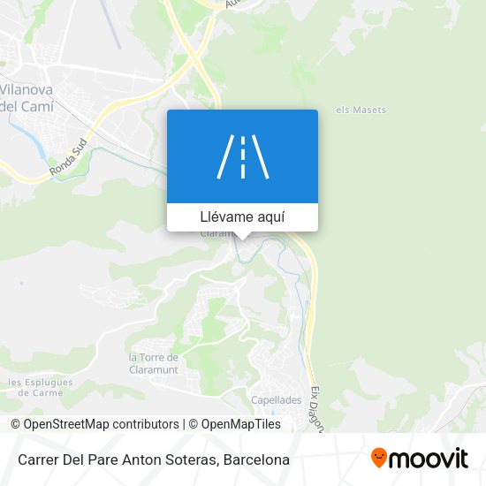 Mapa Carrer Del Pare Anton Soteras