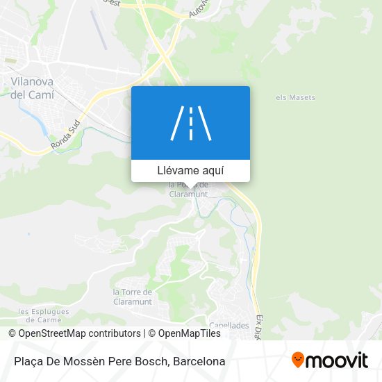 Mapa Plaça De Mossèn Pere Bosch