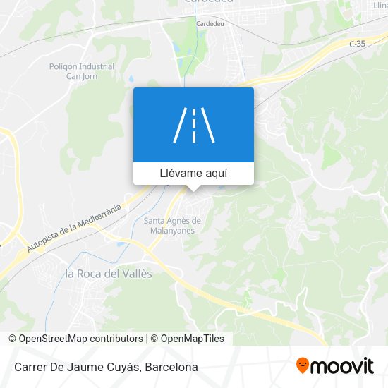 Mapa Carrer De Jaume Cuyàs