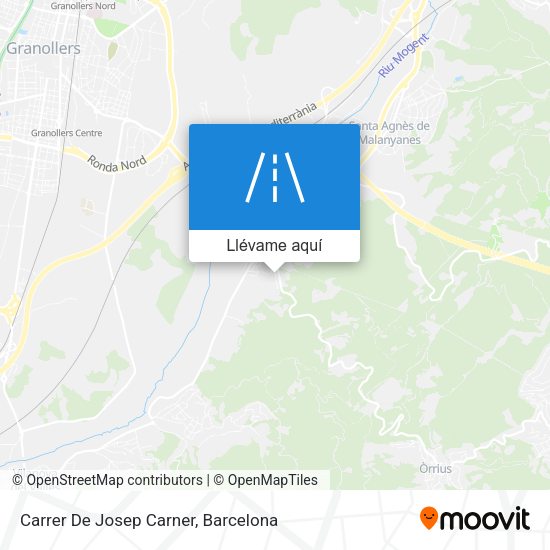 Mapa Carrer De Josep Carner