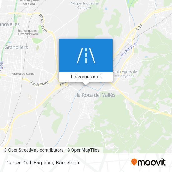 Mapa Carrer De L'Esglèsia