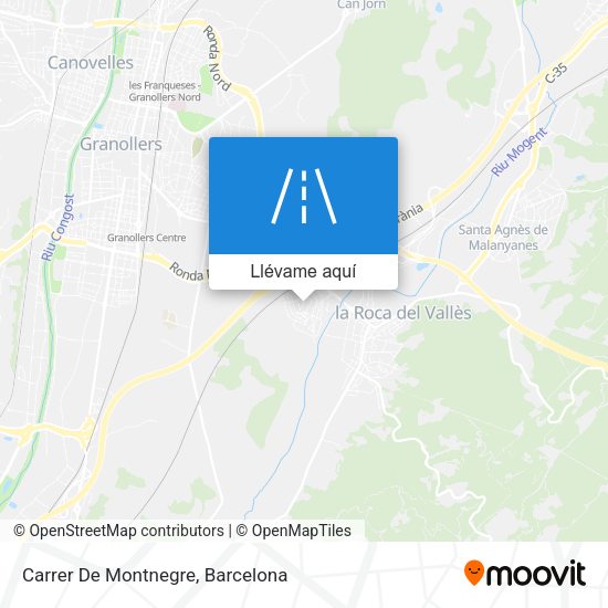 Mapa Carrer De Montnegre