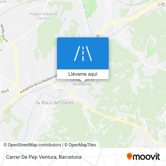 Mapa Carrer De Pep Ventura