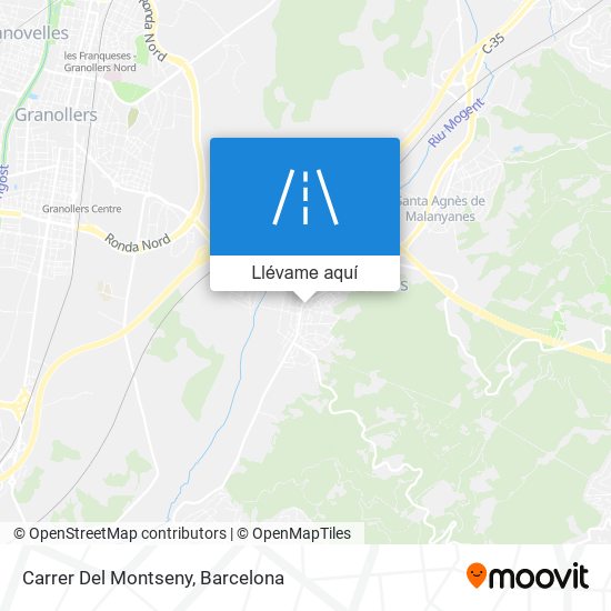 Mapa Carrer Del Montseny