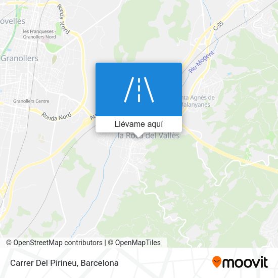 Mapa Carrer Del Pirineu