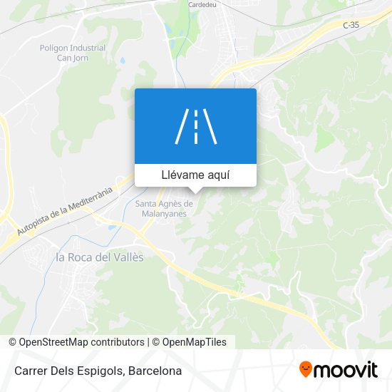 Mapa Carrer Dels Espigols