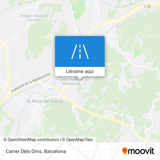 Mapa Carrer Dels Oms
