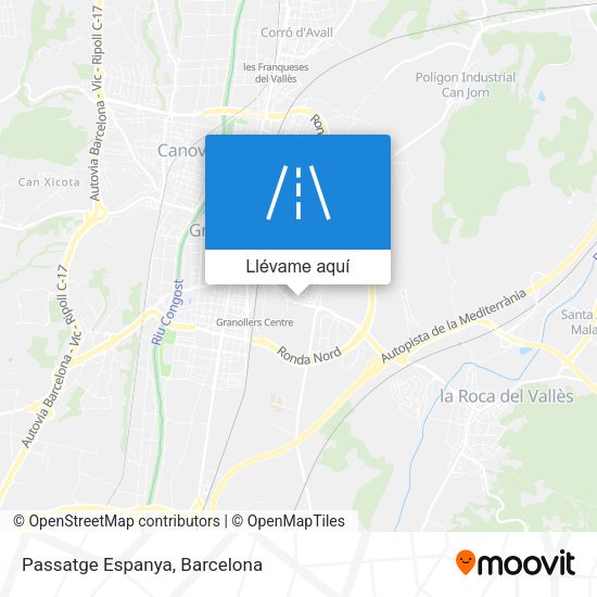 Mapa Passatge Espanya
