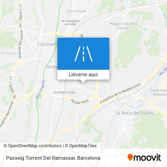 Mapa Passeig Torrent Del Ramassar