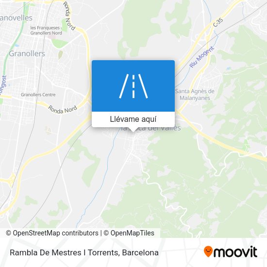 Mapa Rambla De Mestres I Torrents