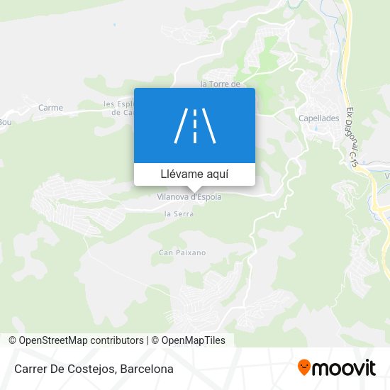 Mapa Carrer De Costejos