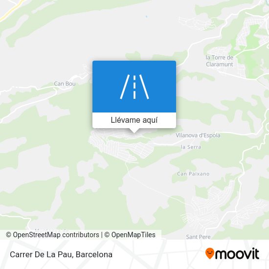Mapa Carrer De La Pau