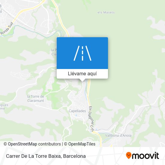 Mapa Carrer De La Torre Baixa