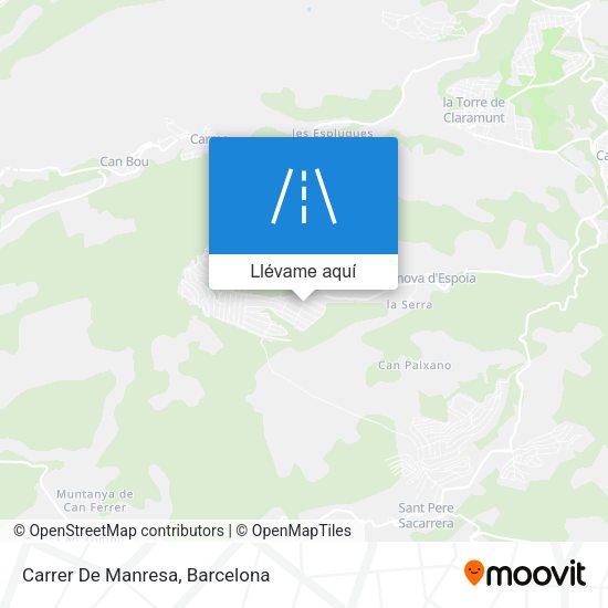 Mapa Carrer De Manresa