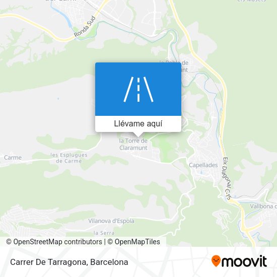 Mapa Carrer De Tarragona