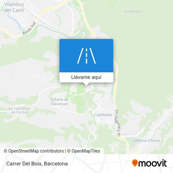 Mapa Carrer Del Boix