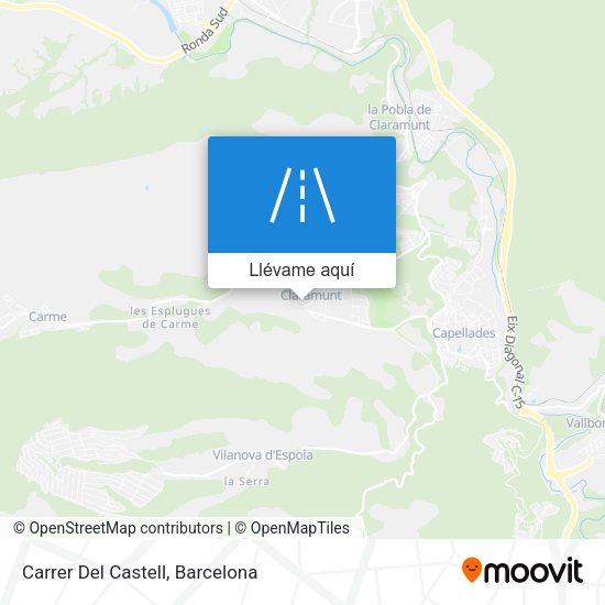 Mapa Carrer Del Castell