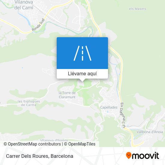Mapa Carrer Dels Roures