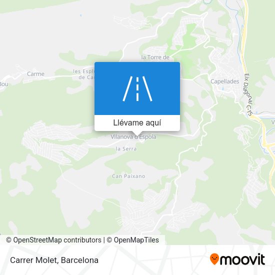 Mapa Carrer Molet