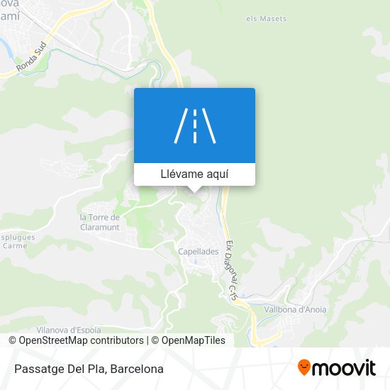 Mapa Passatge Del Pla