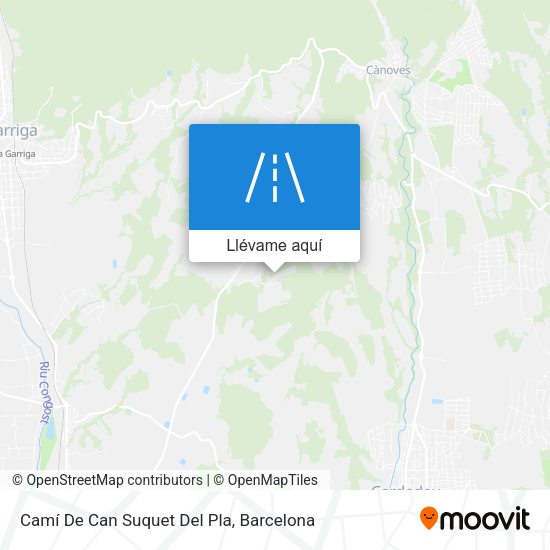 Mapa Camí De Can Suquet Del Pla