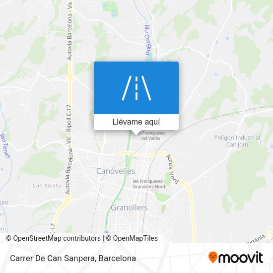 Mapa Carrer De Can Sanpera
