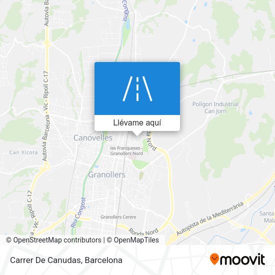 Mapa Carrer De Canudas