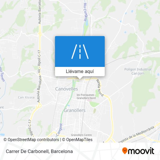 Mapa Carrer De Carbonell