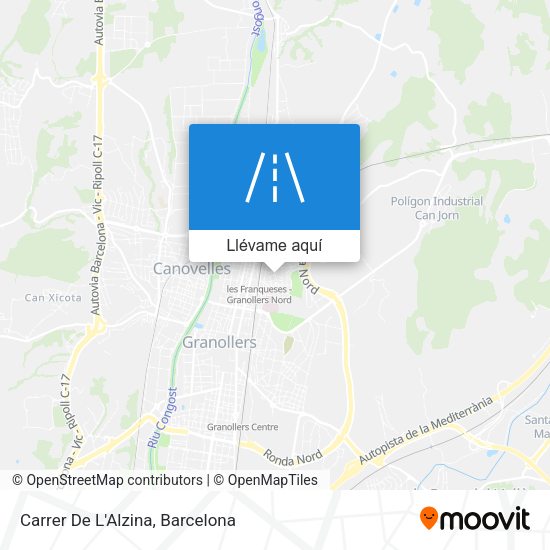 Mapa Carrer De L'Alzina