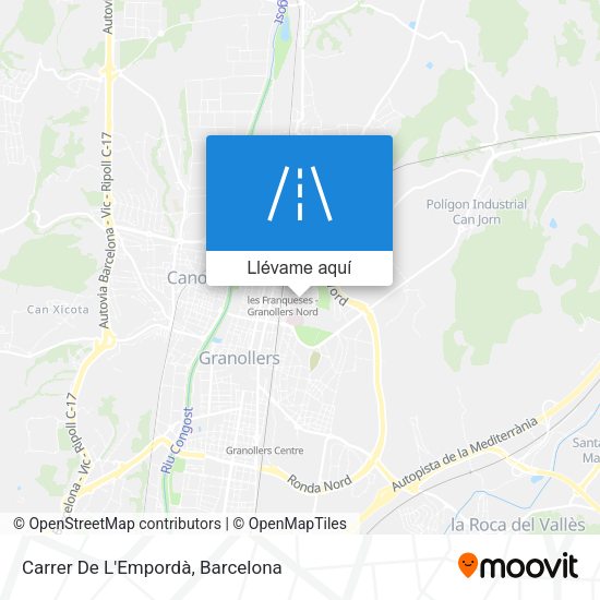 Mapa Carrer De L'Empordà