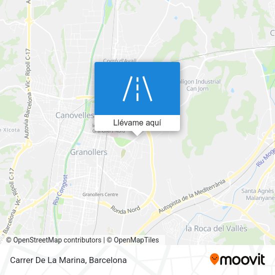 Mapa Carrer De La Marina