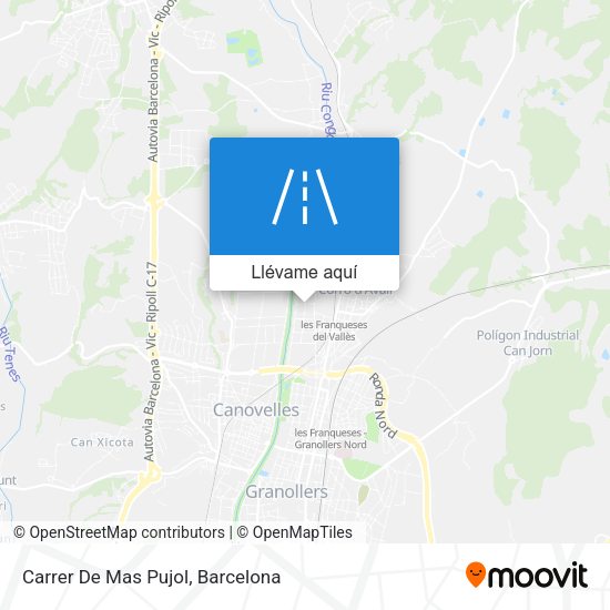 Mapa Carrer De Mas Pujol