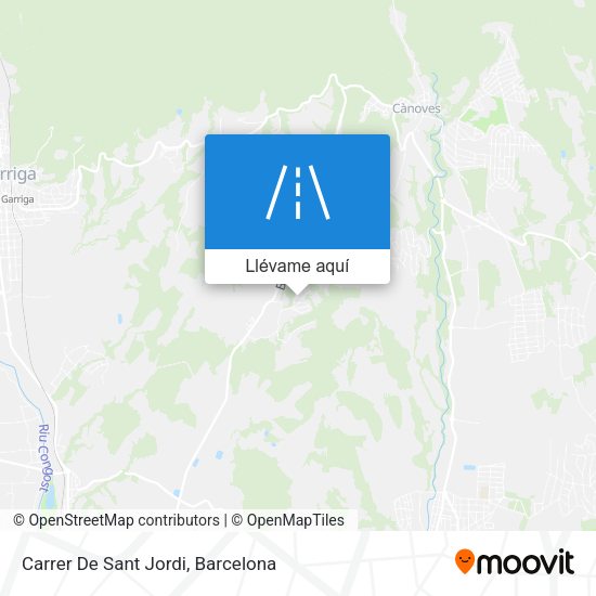 Mapa Carrer De Sant Jordi
