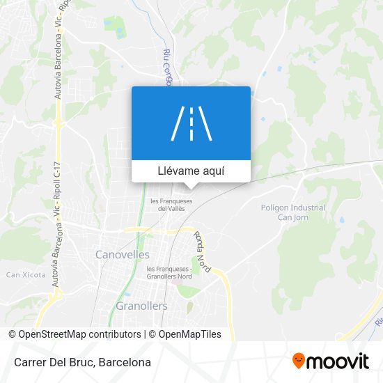 Mapa Carrer Del Bruc